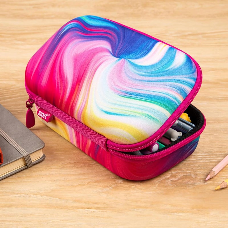 Zipit Colorful Pencil Case for Girls, Cute Pencil Box for School, Large Capacity Stationery Organizer Box - Image 2